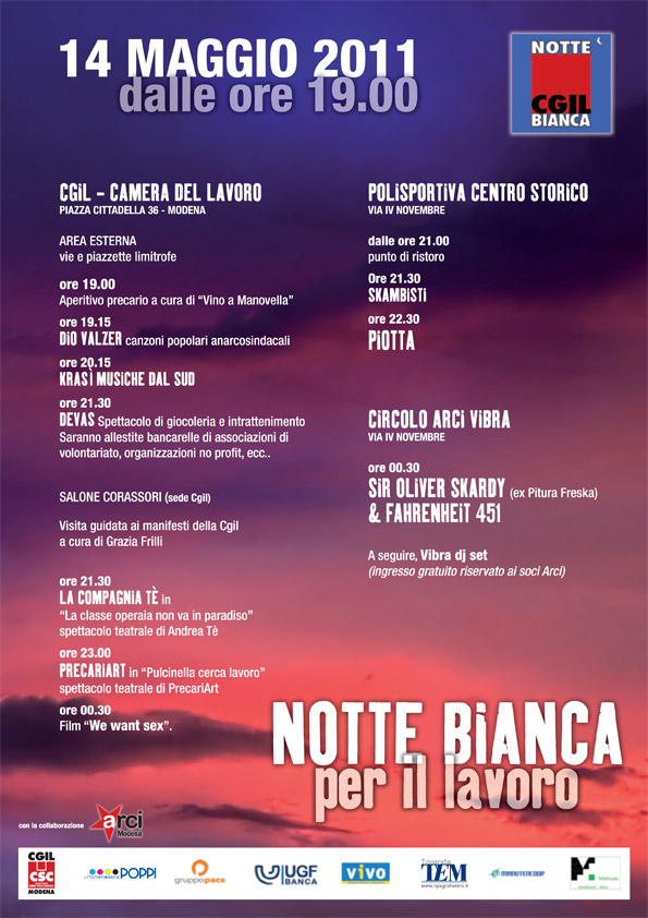 Notte Bianca CGIL